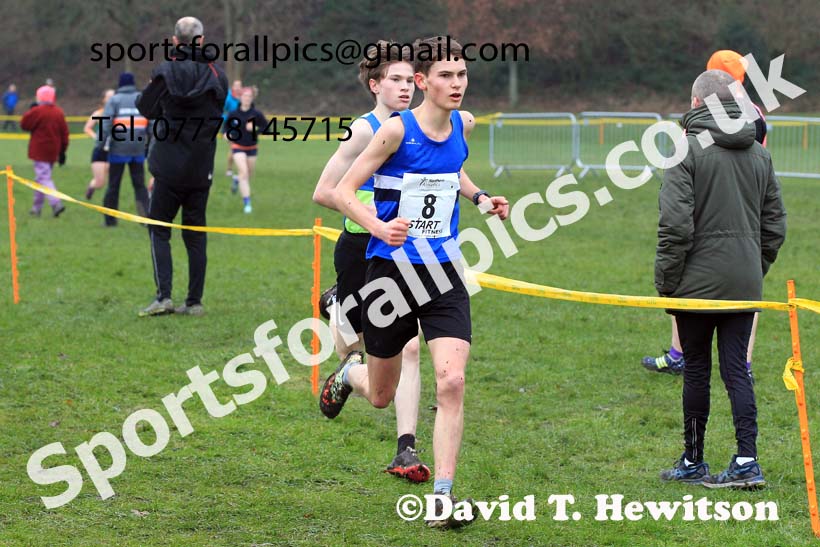 Junior Mens 2023 Northern Cross Country Champs., Witton Park, Blackburn. Photo: David T. Hewitson/Sports for All Pics